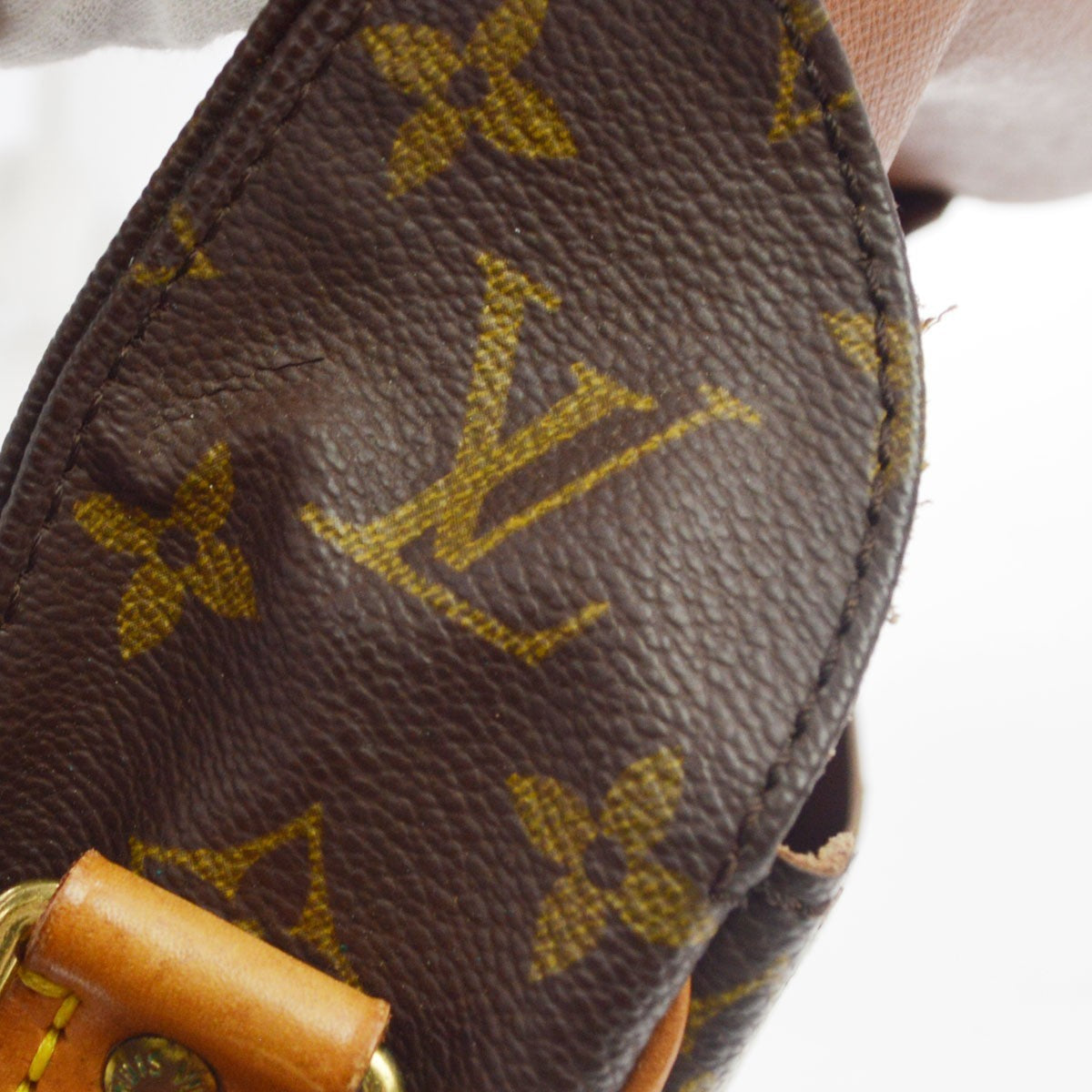 Louis Vuitton Cartouchiere Monogram Canvas, Brown, Canvas, Handbag