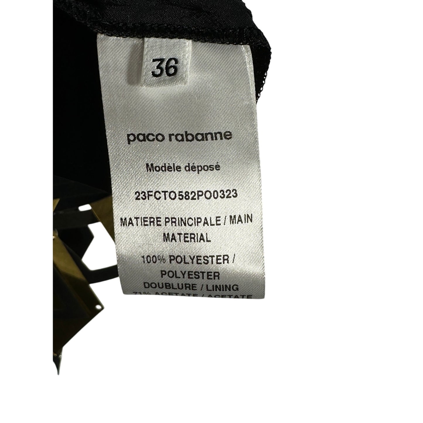 ΝΕΟ PACO RABANNE Crop Top με διακοσμητικά