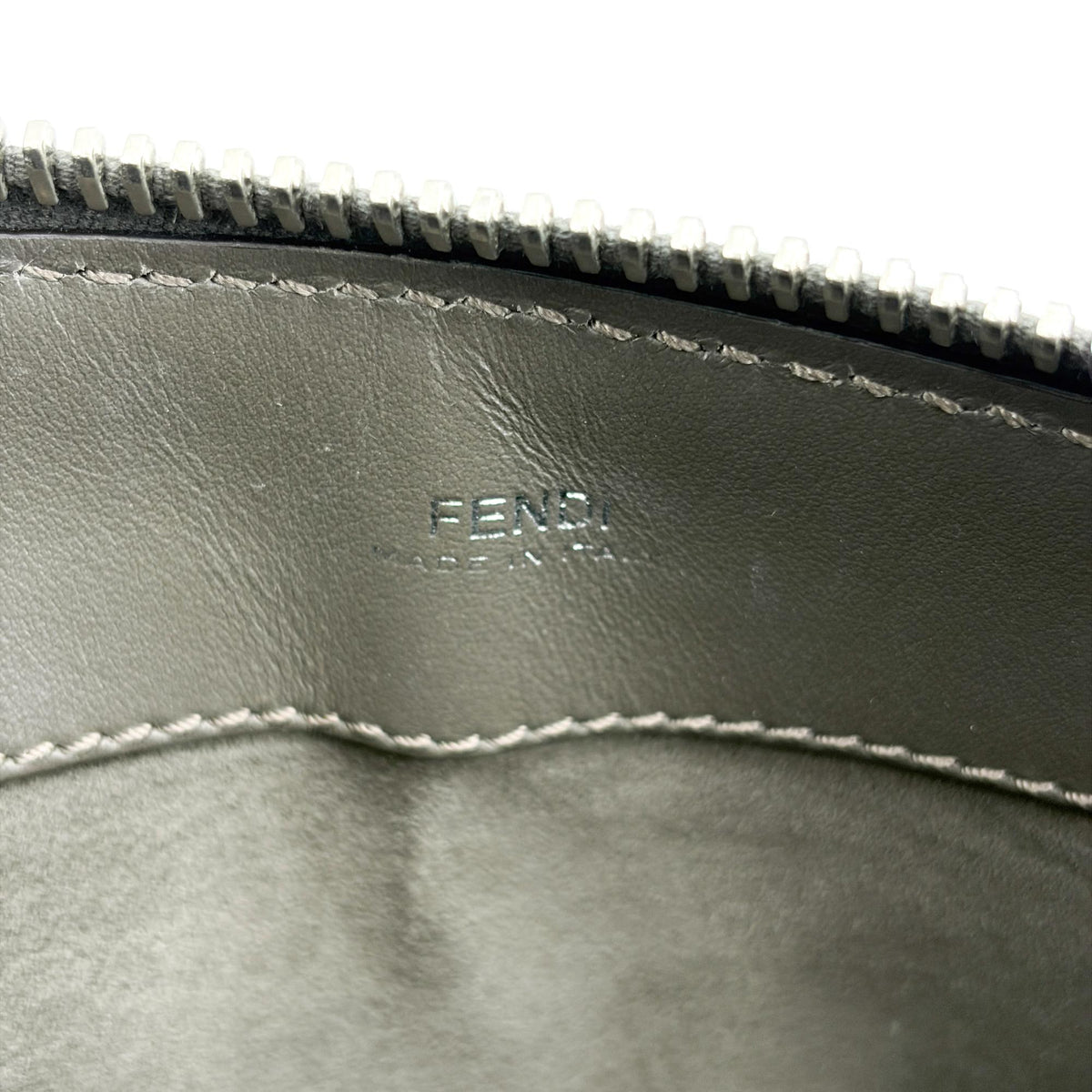 Fendi DotCom Click Quilted Leather, Multicolour, Leather, Shoulder Bag