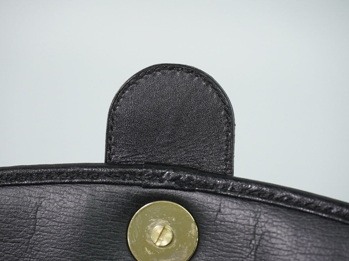 Christian Dior Shoulder Leather, Black, Leather, Shoulder Bag