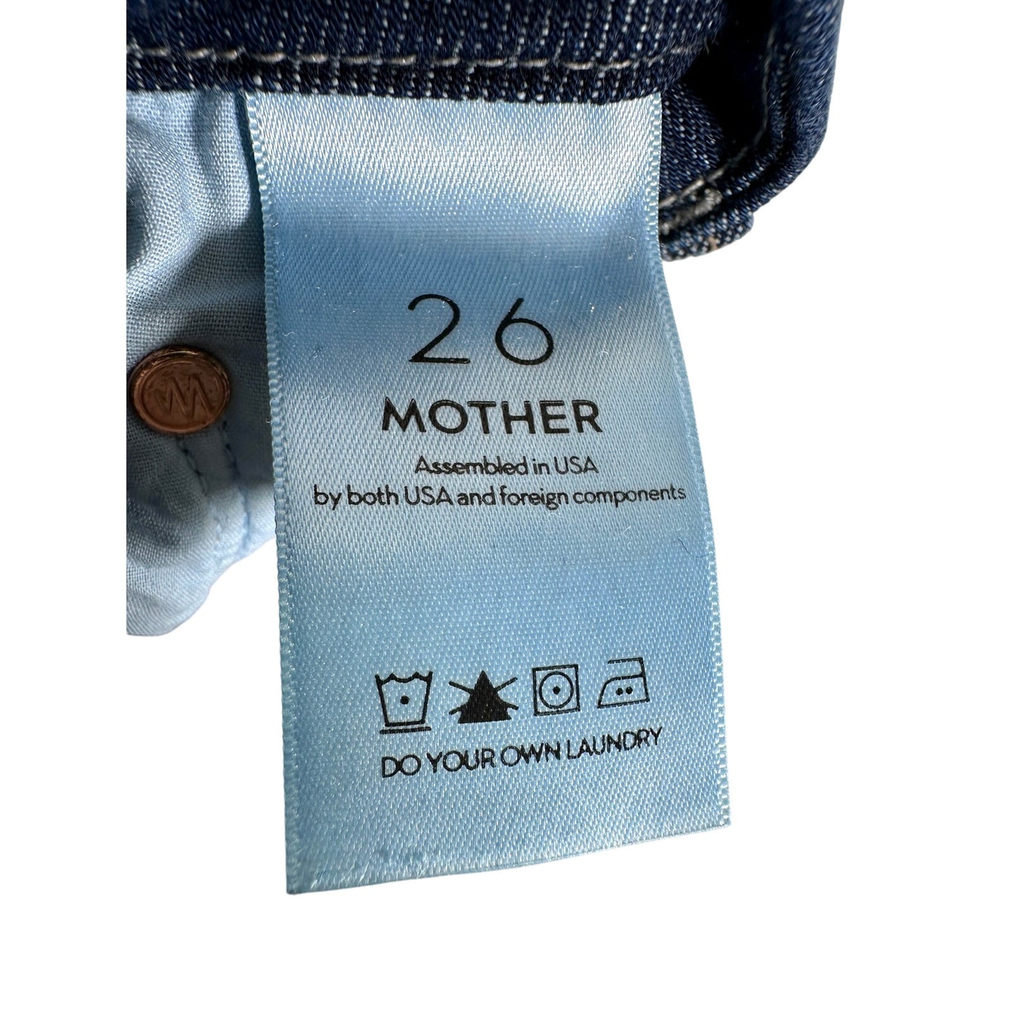 Τζιν MOTHER με ψηλή μέση, μπλε 26