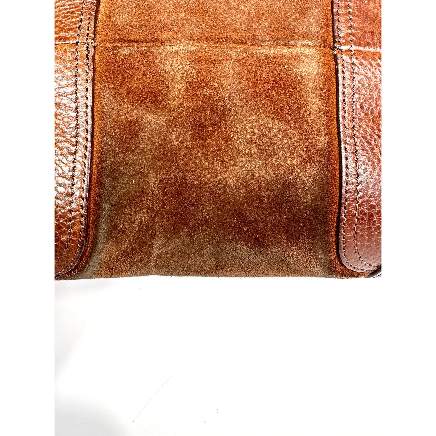 BURBERRY Σουέτ Δερμάτινο Κορδόνι Hobo