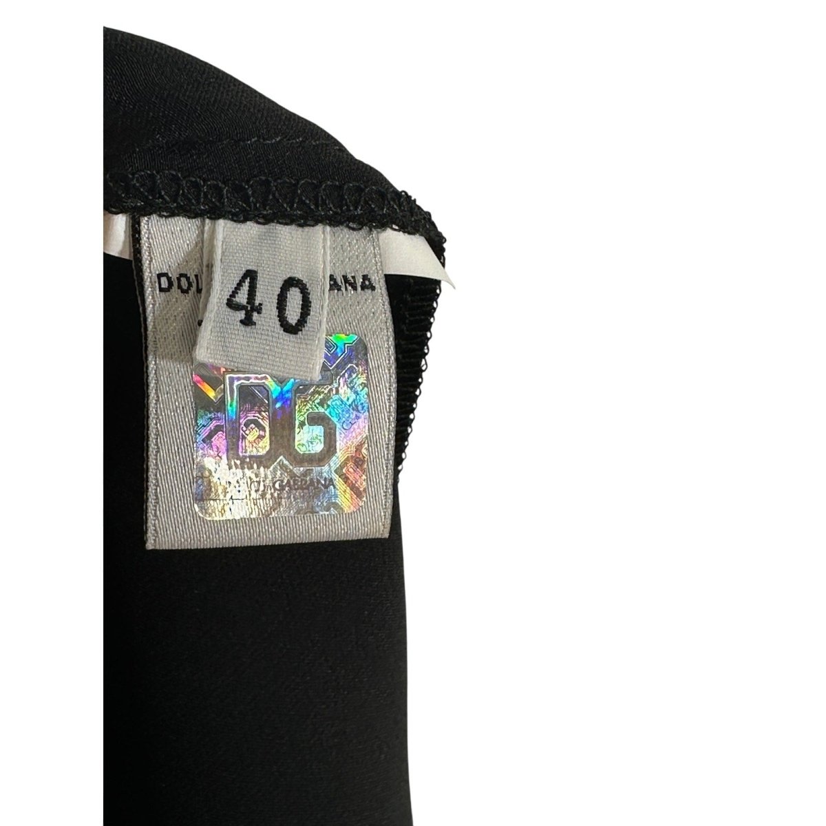 DOLCE & GABBANA Black Silk Dress - Brandsamsara