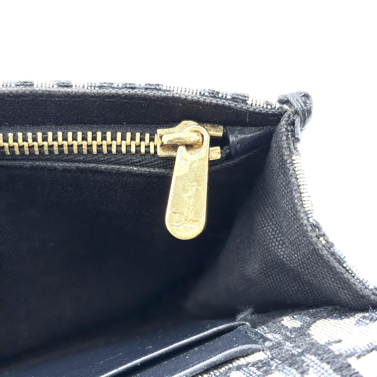 Christian Dior 30 Montaigne 2-in-1 Oblique Canvas, Navy, Other, Clutch