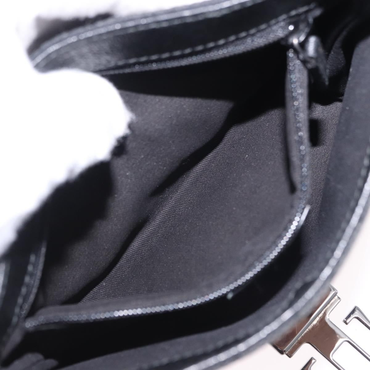 Gucci Buckle Waist GG Canvas and leather, Black, Canvas, Clutch