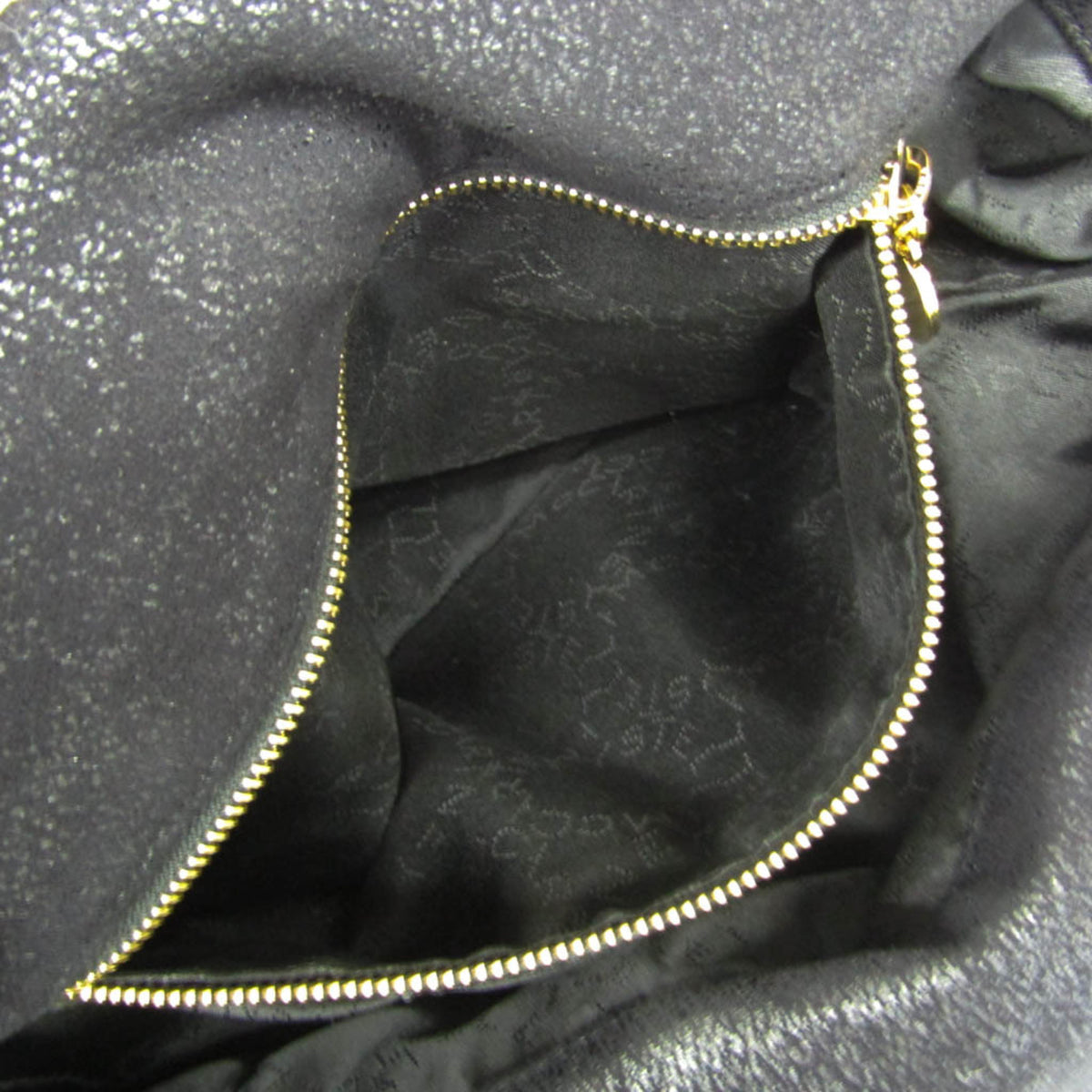 Stella McCartney Falabella Faux Leather, Gray, Polyester, Shoulder Bag