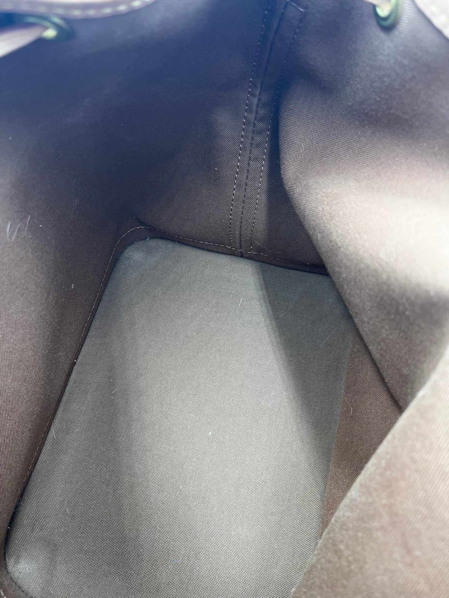 Louis Vuitton Noe Monogram Canvas, Brown, Canvas, Shoulder Bag