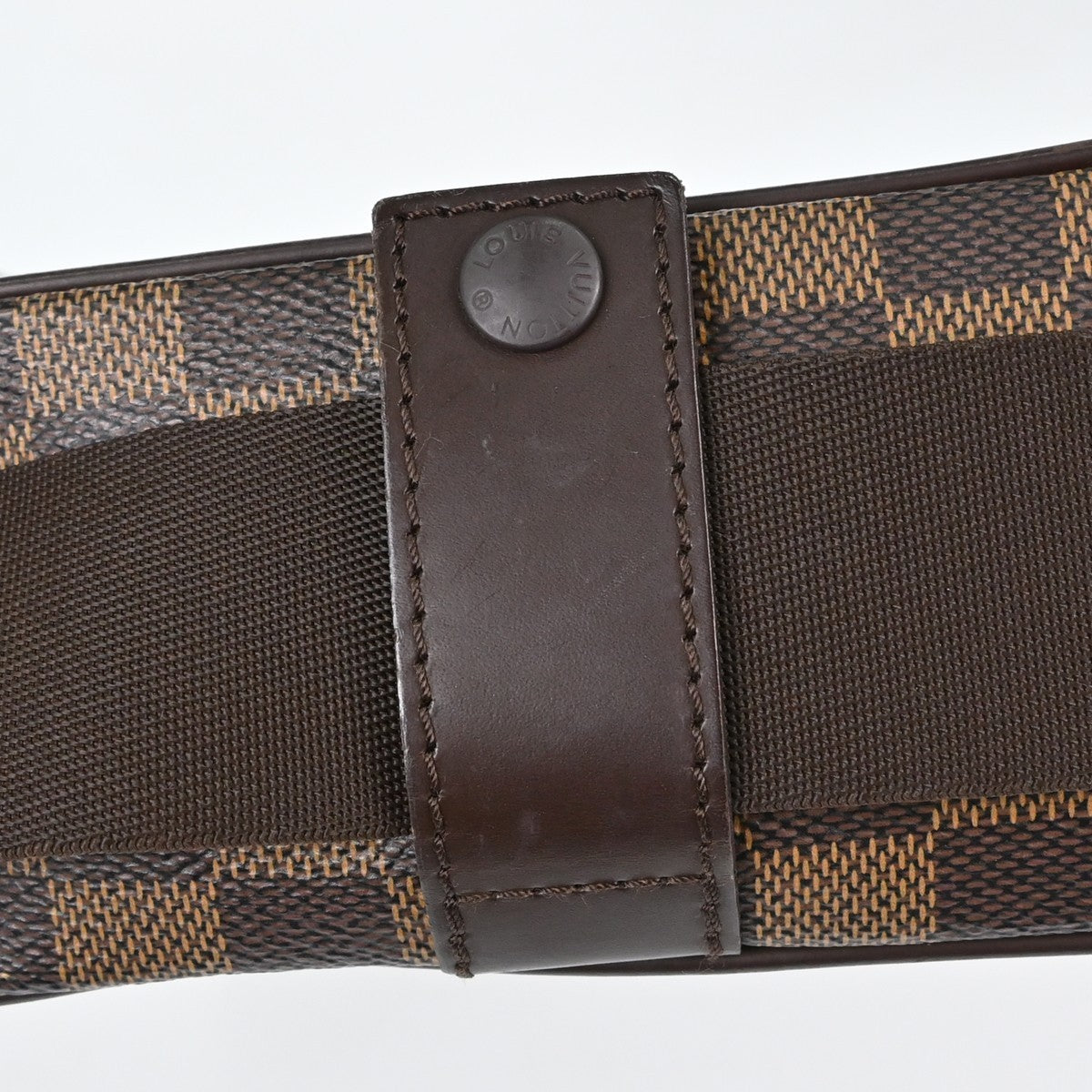 Louis Vuitton Olav Damier, Brown, Canvas, Handbag