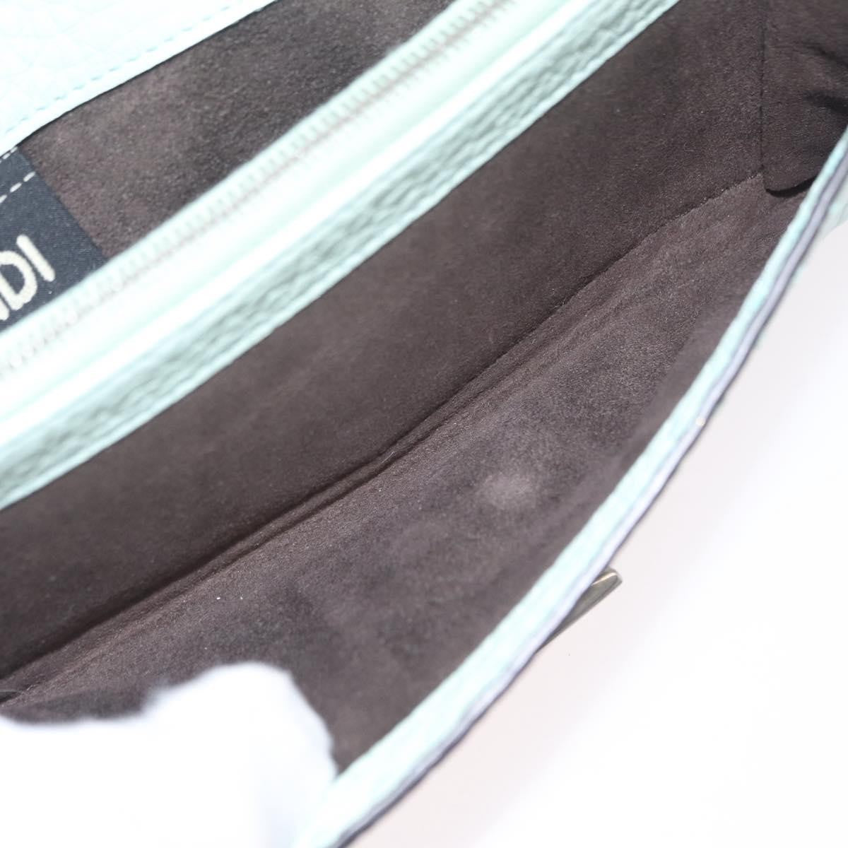 Fendi Selleria Peekaboo Leather, Green, Leather, Wallet