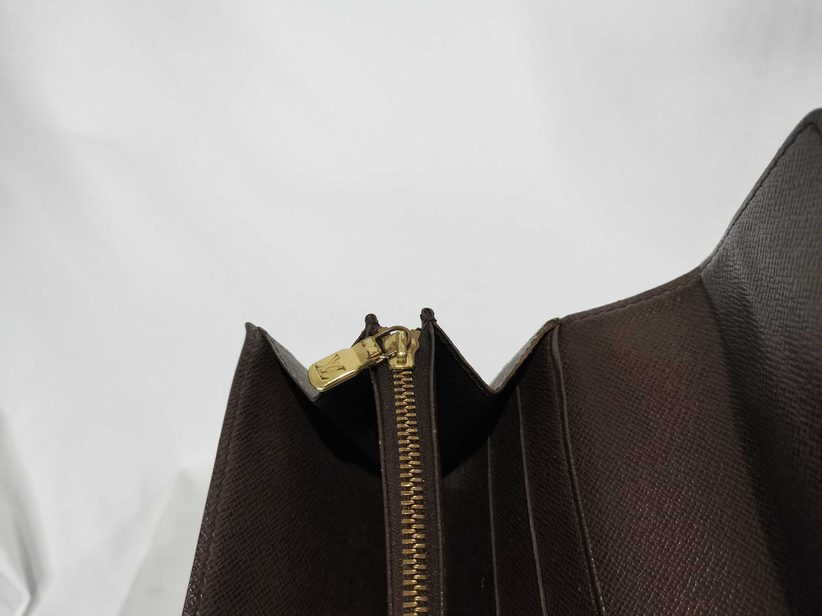 Louis Vuitton Vintage Sarah Monogram Canvas, Brown, Canvas, Wallet