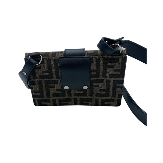 Fendi Baguette Convertible Belt Zucca canvas, Brown, Canvas, Shoulder Bag