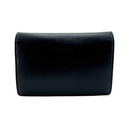 Fendi F Is Fendi Envelope Chain Clutch Leather, Black, Leather, Clutch