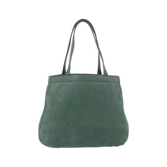 Fendi Vintage Tote leather, Green, Leather, Shoulder Bag