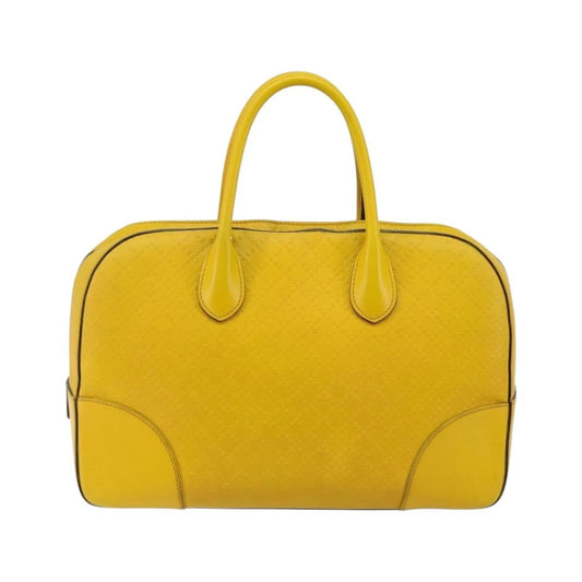 Gucci Bright Top Handle Diamante Leather, Yellow, Leather, Handbag