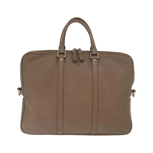 Gucci Convertible Briefcase Leather, Brown, Leather, Briefcase