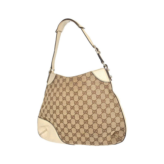 Gucci Horsebit Canvas, Beige, Canvas, Clutch