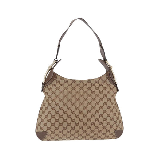 Gucci Horsebit Hobo GG Canvas, Beige, Canvas, Handbag