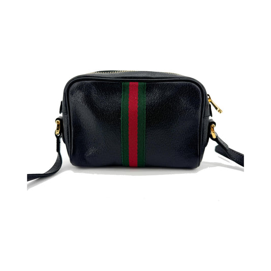 Gucci Ophidia Suede, Black, Leather, Briefcase