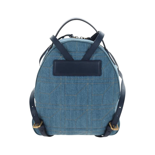 Gucci Pearly GG Marmont Embellished Matelasse Denim, Blue, Denim, Backpack
