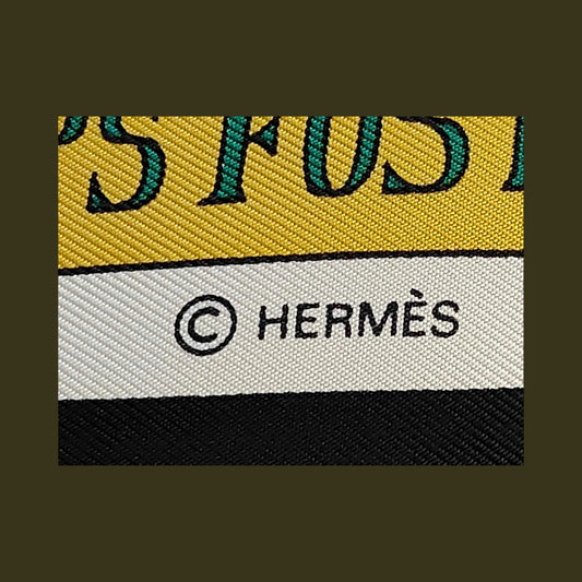 Hermes Carré 90 Silk multicolor, Multicolour, Silk, Scarf