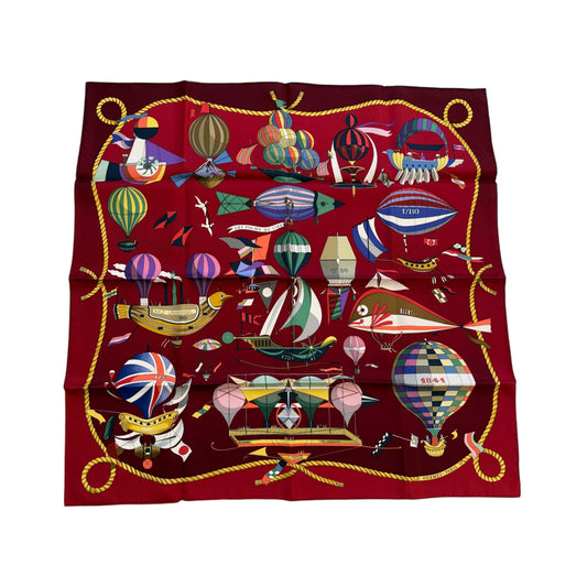 Hermes Carré 90 Silk multicolor, Multicolour, Silk, Scarf