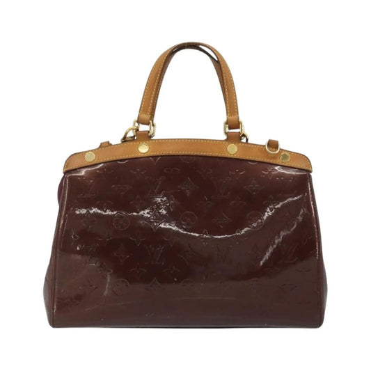 Louis Vuitton Brea Monogram Vernis, Burgundy, Patent Leather, Handbag