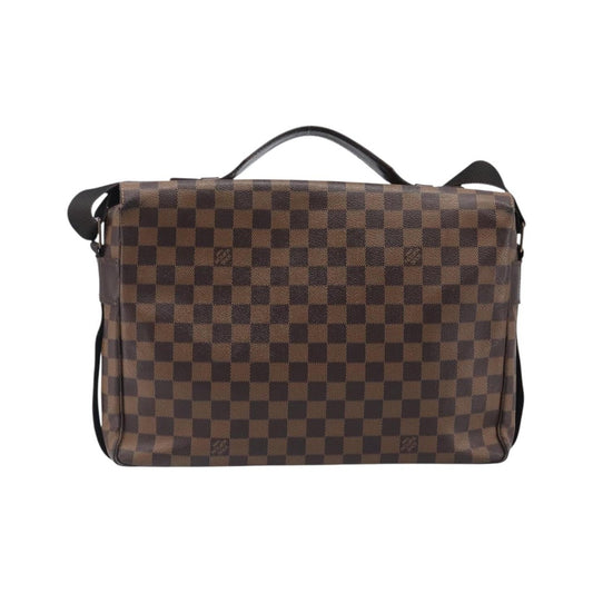 Louis Vuitton Broadway Damier Ebene, Brown, Canvas, Shoulder Bag