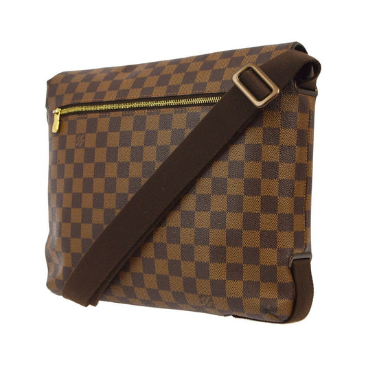 Louis Vuitton Brooklyn Damier Ebene, Brown, Canvas, Shoulder Bag