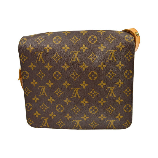 Louis Vuitton Cartouchiere Monogram Canvas, Brown, Canvas, Handbag