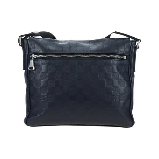 Louis Vuitton District Messenger Damier Infini Leather, Black, Leather, Shoulder Bag