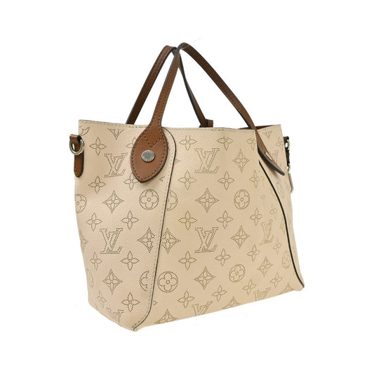 Louis Vuitton Hina Mahina Leather, Beige, Leather, Handbag