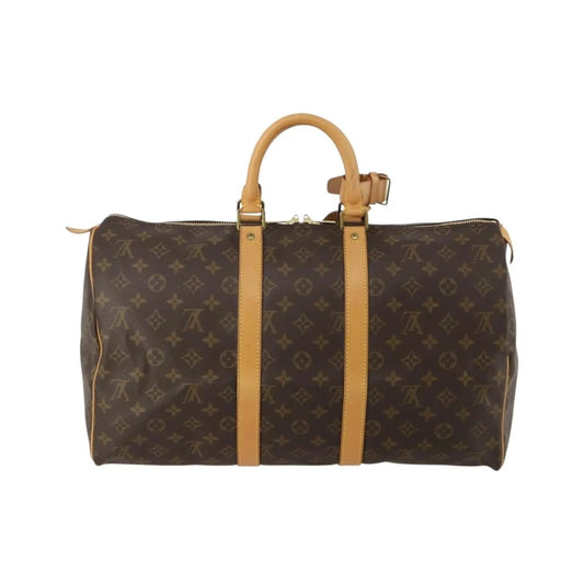 Louis Vuitton Keepall Monogram Canvas, Brown, Canvas, Travel Bag