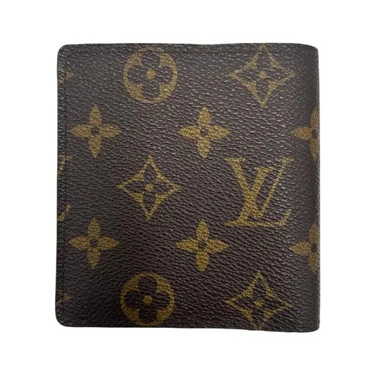 Louis Vuitton Marco Monogram Canvas, Brown, Canvas, Wallet