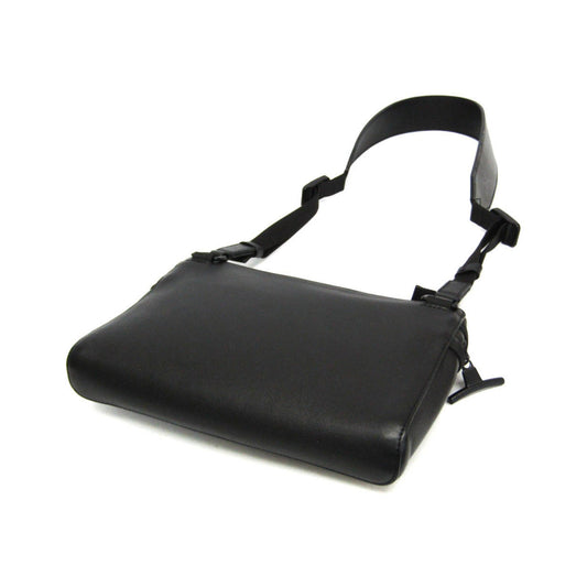 Louis Vuitton Messenger Dark Infinity Leather with Monogram Eclipse Glaze Canvas, Black, Leather, Shoulder Bag