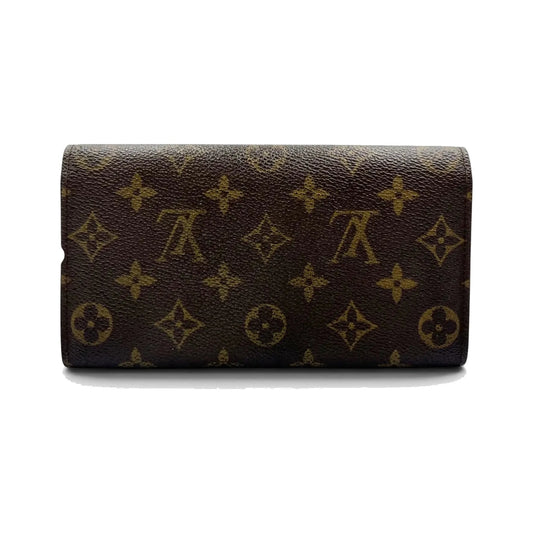Louis Vuitton Portefeuille Sarah Monogram Canvas, Brown, Canvas, Wallet