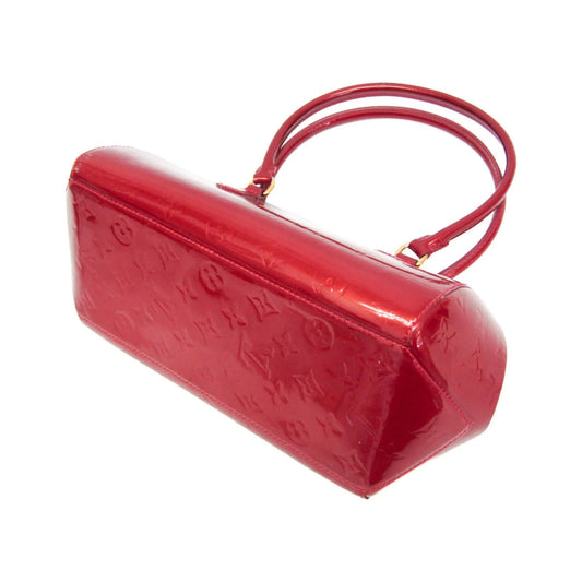 Louis Vuitton Sherwood Monogram Vernis, Red, Patent Leather, Handbag