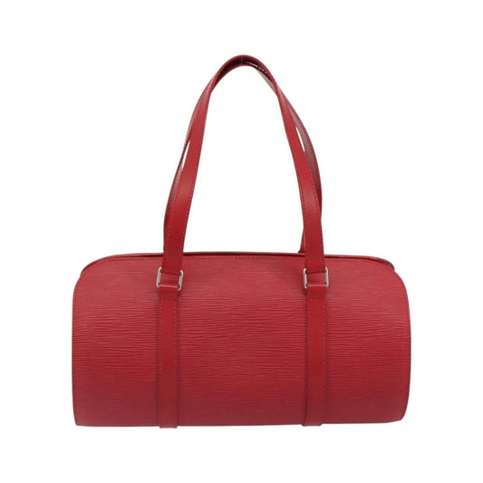 Louis Vuitton Soufflot Epi Leather, Red, Leather, Handbag