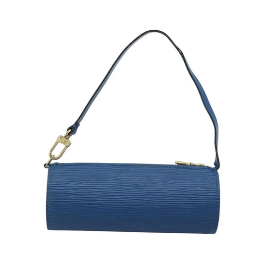 Louis Vuitton Soufflot Pochette Epi Leather, Blue, Leather, Clutch