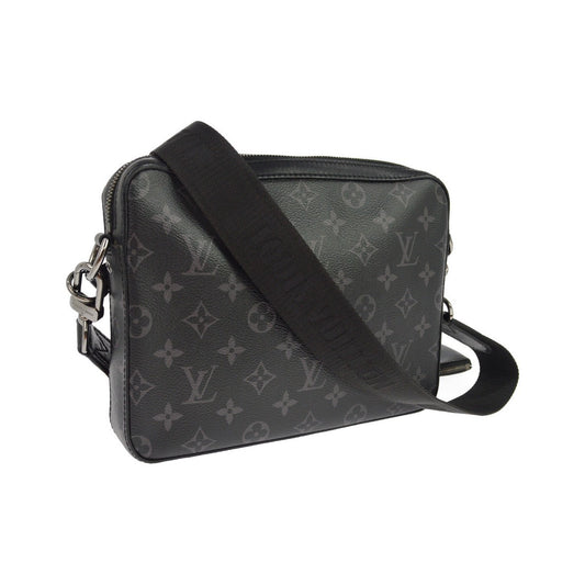 Louis Vuitton Trio Messenger Monogram Canvas, Black, Canvas, Shoulder Bag
