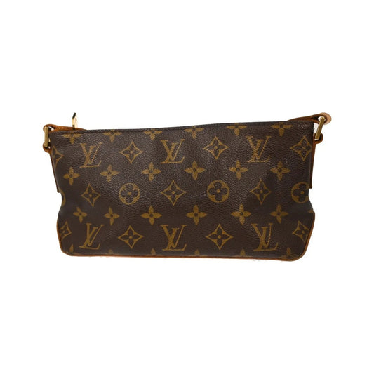 Louis Vuitton Trotteur Monogram Canvas, Brown, Canvas, Shoulder Bag