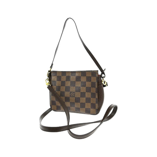 Louis Vuitton Trousse Make Up Damier Canvas, Brown, Canvas, Clutch