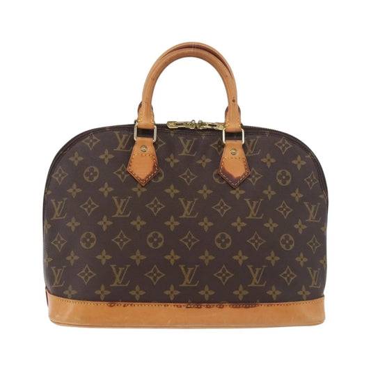 Louis Vuitton Vintage Alma Monogram Canvas, Brown, Canvas, Handbag