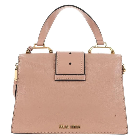 Miu Miu Madras Crystal Buckle Shoulder Bag - Brandsamsara