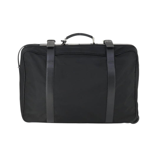 Prada Suitcase Re-Nylon and Saffiano Re-Nylon and Saffiano, Black, Nylon, Travel Bag