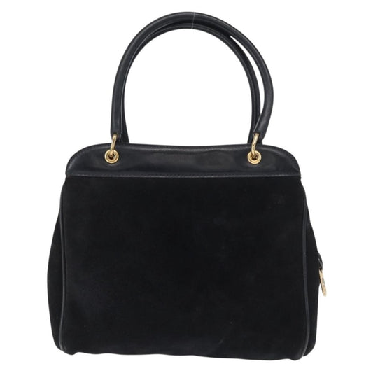 Gucci Vintage Handbag Suede, BLACK, SUEDE, Handbag