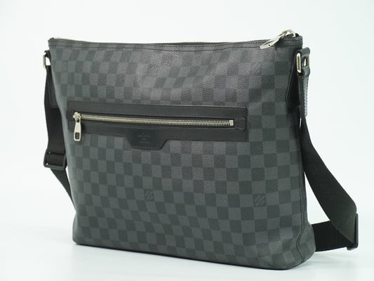 Louis Vuitton Mick Messenger Bag Damier Graphite, BLACK, CANVAS, Shoulder bag