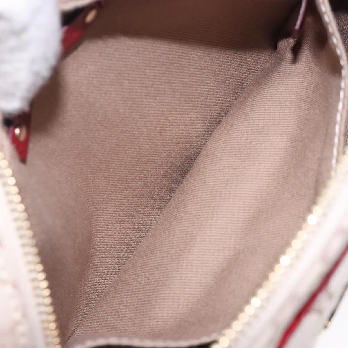 Celine Vintage Macadam Shoulder Bag Canvas, BEIGE, CANVAS, Shoulder bag