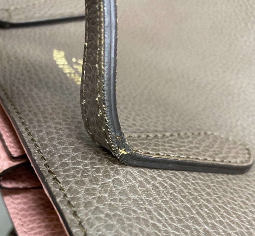 Gucci Swing Tote Leather, PINK, LEATHER, Tote bag