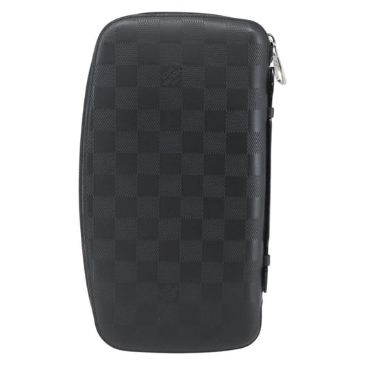 Louis Vuitton Organiser Atholl Leather, BLACK, LEATHER, Toiletry Case