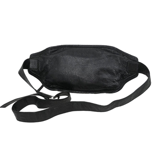 Balenciaga Neo Lift Classic Studs Waist Bag Leather, BLACK, LEATHER, Clutche & pouche